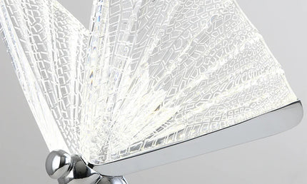 Lustră LED Fluture Nordic – Lampă Suspendată Modernă pentru Dormitor, Living și Bucătărie