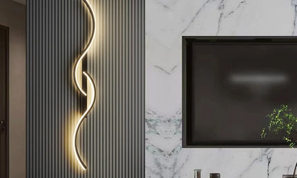 Aplica LED Modernă Minimalistă – Lumină de Perete pentru Dormitor și Living