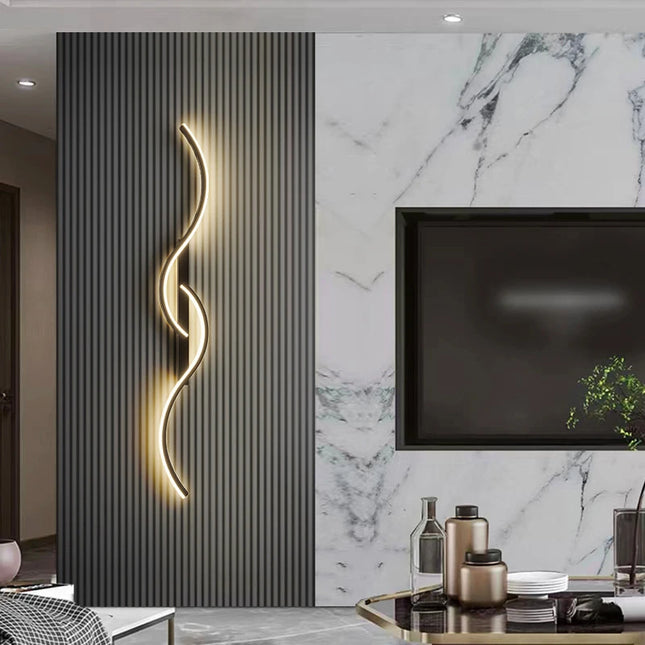 Aplica LED Modernă Minimalistă – Lumină de Perete pentru Dormitor și Living