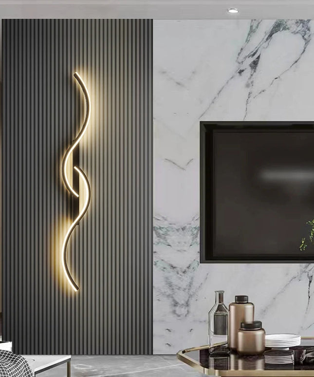 Aplica LED Modernă Minimalistă – Lumină de Perete pentru Dormitor și Living