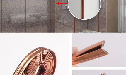 Benzi Decorative Autoadezive pentru Pereti, 2cm Latime, PVC
