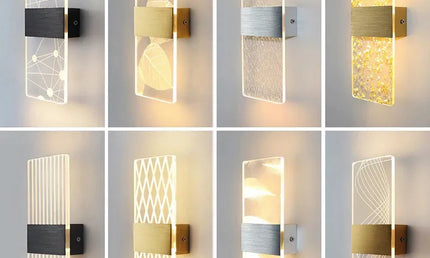 Aplica LED Modernă din Acril 6W – Lumină Nordică pentru Decor Interior