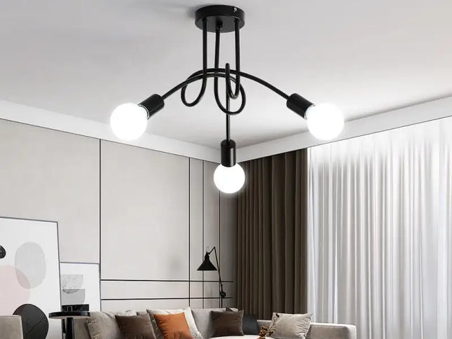 Candelabru Nordic Negru