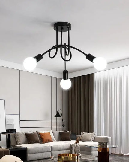 Candelabru Nordic Negru