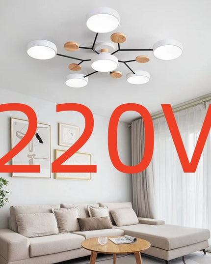 Candelabru LED Modern 3 Culori pentru Living, Dormitor, Hotel și Birou