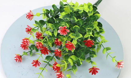 Buchet de Flori Artificiale Rezistente la UV - Decorațiuni Elegante pentru Interior și Exterior