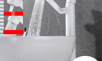 Robinet Lavoar cu Rotație 1080° – Mixer Apă Caldă și Rece, Antistropire
