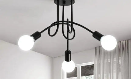 Candelabru Nordic Negru