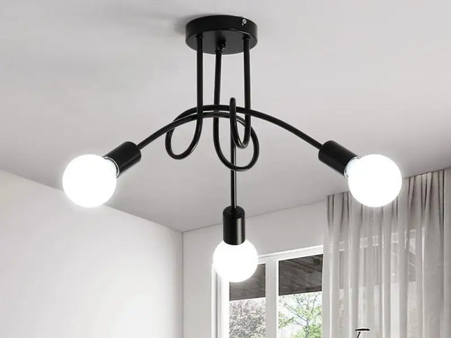 Candelabru Nordic Negru