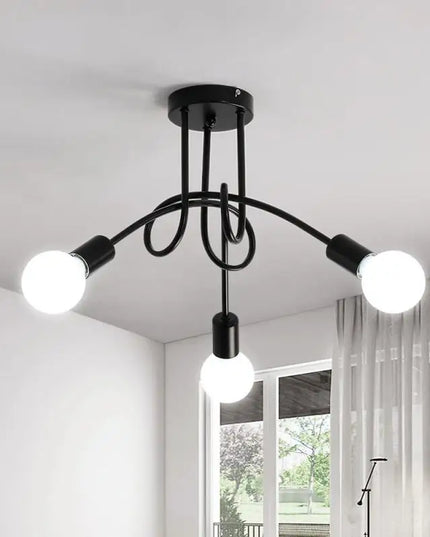 Candelabru Nordic Negru