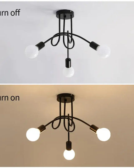 Candelabru Nordic Negru