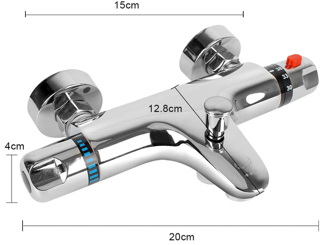 Baterie Termostatică pentru Baie – Mixer Apă Caldă și Rece cu Control Inteligent al Temperaturii