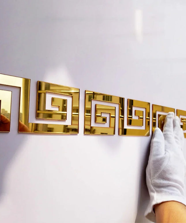 Bandă Decorativă Acrilică cu Efect de Oglindă