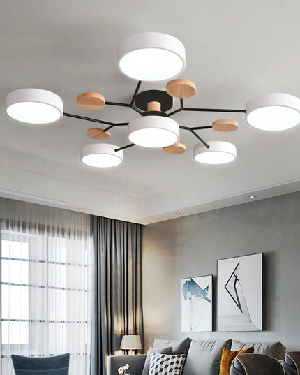 Candelabru LED Modern 3 Culori pentru Living, Dormitor, Hotel și Birou