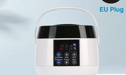 Încălzitor Ceară Profesional 500ml cu Afișaj Digital LCD, Termostat Reglabil și Încălzire 360°