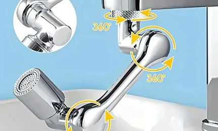 Set 2 Extensoare pentru Robinet cu Braț Mecanic – Rotire 1080° pentru Chiuvetă Baie