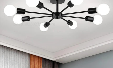 Candelabru Modern Negru pentru Living HomeBright