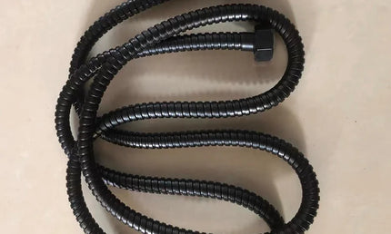 Furtun Duș Negru/Argintiu ShowerLine