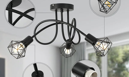 Lampă Spider Modernă pentru Tavan – Stil și Eleganță pentru Casa Ta