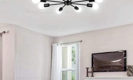 Candelabru Modern Negru pentru Living HomeBright