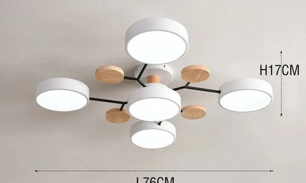 Candelabru LED Modern 3 Culori pentru Living, Dormitor, Hotel și Birou