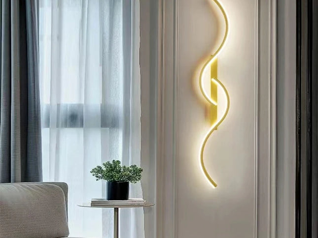 Aplica LED Modernă Minimalistă – Lumină de Perete pentru Dormitor și Living