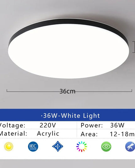 Lumină LED pentru tavan, impermeabilă, rezistentă la praf și la coroziune – corpuri de iluminat pentru interior