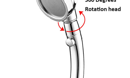 Pălărie de Duș Universală cu Presiune Ridicată – 3 Moduri Reglabile, Economisire Apă