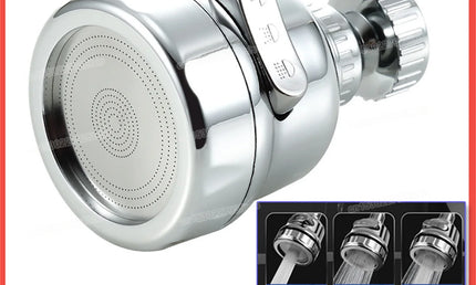 Extensor Rotativ pentru Robinet - Economizor de Apă cu 2/3 Moduri
