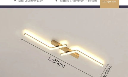 Plafonieră LED Minimalistă pentru Tavan, pentru Living și Birou