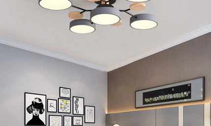 Candelabru LED Modern 3 Culori pentru Living, Dormitor, Hotel și Birou