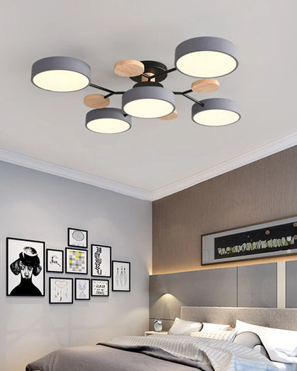 Candelabru LED Modern 3 Culori pentru Living, Dormitor, Hotel și Birou