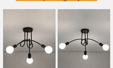 Candelabru Nordic Negru
