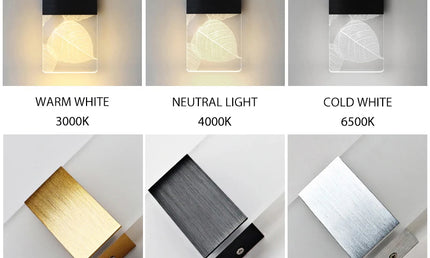 Aplica LED Modernă din Acril 6W – Lumină Nordică pentru Decor Interior