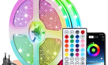 Benzi LED RGB Sincronizate cu Muzica pentru Decorul Camerei și Iluminat TV