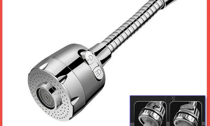 Adaptor Multifuncțional pentru Robinet - Filtru Rotativ 360° cu Economizor de Apă