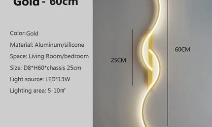 Aplica LED Modernă Minimalistă – Lumină de Perete pentru Dormitor și Living