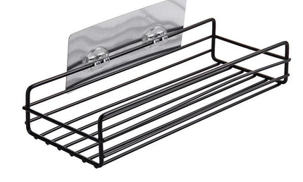 Raft suspendat pentru Baie, Fără Găurire - Organizator Elegant din Aluminiu