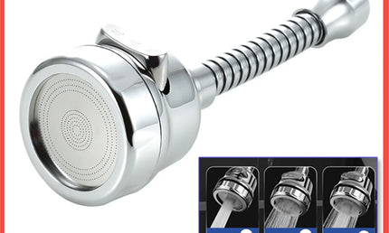 Adaptor Multifuncțional pentru Robinet - Filtru Rotativ 360° cu Economizor de Apă