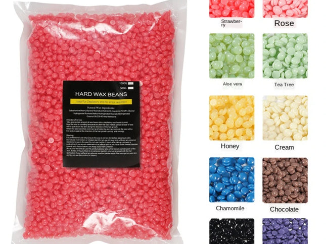 Ceară Boabe pentru Epilat – 500g – Ceară Tare Tip Brazilian, pentru Femei – Epilare Fără Benzi, Acasă sau Salon