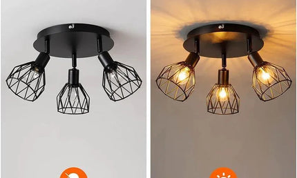 Lustră pentru Tavan – Stil Industrial Minimalist American