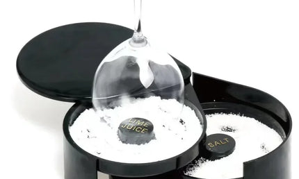 Cutie Rotativă cu 3 Niveluri pentru Decorarea Marginii Cocktailurilor