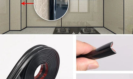 Benzi Decorative Autoadezive pentru Pereti, 2cm Latime, PVC