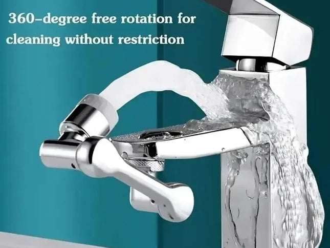 Set 2 Extensoare pentru Robinet cu Braț Mecanic – Rotire 1080° pentru Chiuvetă Baie