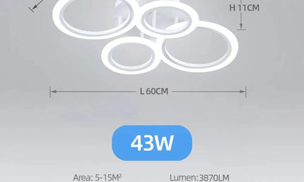 Candelabru LED Modern RingGlow