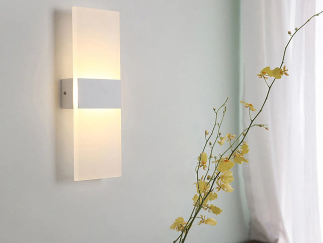 Aplica LED Modernă cu Senzor Tactil și Mișcare – Lumină Nocturnă pentru Dormitor