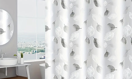 Perdea de Duș Transparentă Impermeabilă – Material PEVA Eco-Friendly, Cu Cârlige Incluse