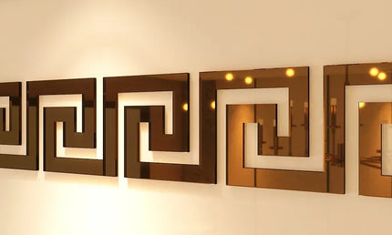Bandă Decorativă Acrilică cu Efect de Oglindă