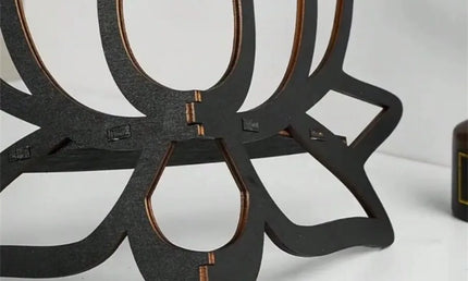 Raft de Perete Flotant Lotus – Decor Modern din Lemn pentru Casă
