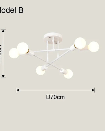 Lampă Suspendată Minimalistă, pentru Dormitor și Living